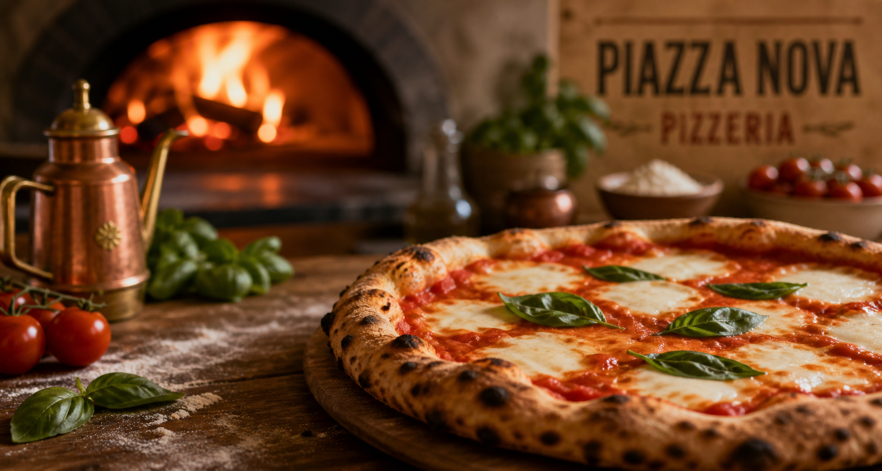 Pizza cotta al forno Piazza Nova Genzano